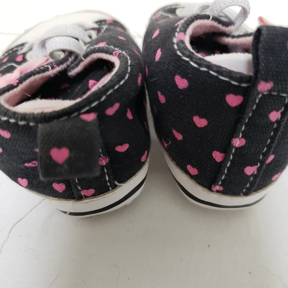 Baby Polka Dotted High Top Sneakers